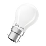 Ledvance Classic LED B22 Pear Frosted 3.4W 470lm - 827 Extra Warm White | Dimmable - Replaces 40W
