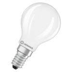 Ledvance Classic LED E14 Pear Frosted 3.4W 470lm - 827 Extra Warm White | Replaces 40W
