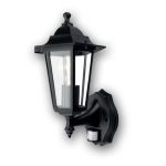 D'Lite Wall Light Helora Black | IP44 - Suitable for 1x E27 - Motion Sensor
