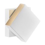 Nordlux Turn Wall Light Aluminium White 13W 800lm - 830 Warm White |  Dimmable 