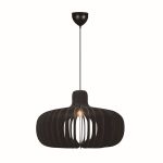 Nordlux Hazo 65 Pendant Wood Black | Suitable for 1x E27