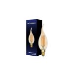 Noxion Lucent LED E14 Candle Filament Amber BA35 4.5W 400lm - 822 Extra Warm White | Dimmable - Replaces 35W