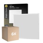 Multipack 6x Bright Choice LED Panel Backlit 36W 3600lm - 830 Warm White | 60x60cm - UGR <22