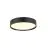 SLV Decona 30 Ceiling Light Aluminium Black Round 17W 1710lm - 930-940 CCT | IP44 - Best Colour Rendering - Dimmable 