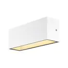 SLV Sitra L Up/Down  Wall Light Aluminium White 24W 3060lm - 830-840 CCT | Outdoor - IP65