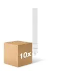 Multipack 10x Noxion Lucent PL-S LED 6W - 827 Extra Warm White | 2-Pin - Replaces 11W