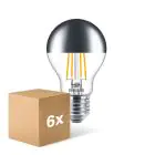 Multipack 6x Philips MASTER Value LED Bulb E27 Pear Mirror 7.2W 650lm – 827 Extra Warm White | Best Colour Rendering - Dimmable - Replaces 60W