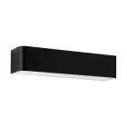 Eglo Wall Light Sania 4 Aluminium Black White 12W 1400lm - 830 Warm White | IP20 